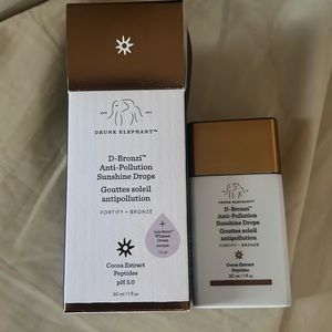 Brand new drunk elephant D-Bronzi drops